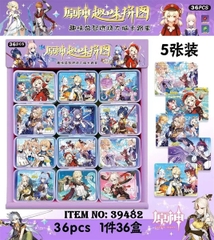 39482  LỐC 36 HỘP GHÉP HÌNH GENSHIN IMPACT