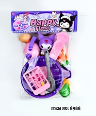 8988  TÚI BẾP DÍNH, CHẢO, RAU CỦ + 1C SANRIO