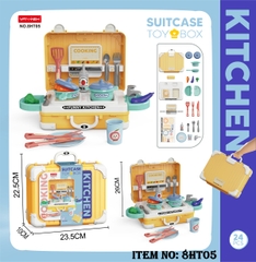 8HT05  HỘP VALI BẾP GAS, CHẢO, NỒI,BỒN RỬA RAU