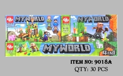 9018A  HỘP LOGO RÁP MY WORLD 8C