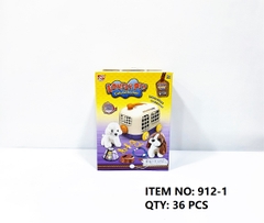 912-1  HỘP LỒNG THÚ CƯNG + 1C THÚ + KHÂY ĂN + DỤNG CỤ BÁC SĨ   Lovely Pet   912-