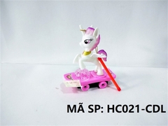 HC021-CDL  NGỰA PONY TRƯỢT VÁN (LỒNG ĐÈN)