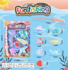 255-133  VỈ CÂU CÁ 1 CẦN 7C (CÁ, RÙA, CÁ ĐUỐI)