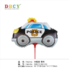 DA123  BÓNG PHAO HÌNH XE CẢNH SÁT (TÚI 20C)