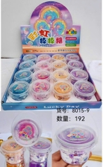 8015-9 HỘP 16 HŨ SLIME KẸO CẦU VÒNG
