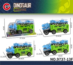 9737-13F  HỘP KIẾNG XE KHỦNG LONG 2 TẦNG CHỞ 3C XE CÔNG TRÌNH TRỚN ĐỦ MẪU