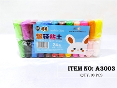 A3003  TÚI ĐẤT SÉT TỰ KHÔ 24 MÀU