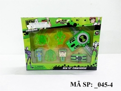 _045-4  HỘP ĐỒNG HỒ PIN BEN + XE HƠI + 3T TRONG (BEN10)