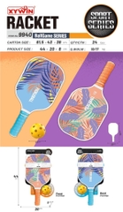 9940  VỈ VỢT PICKLEBALL 2C + 1 BANH