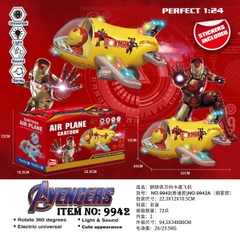 9942  HỘP MÁY BAY RÁP CÁNH PIN NGƯỜI SẮT