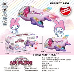 9946  HỘP MÁY BAY RÁP CÁNH PIN SANRIO