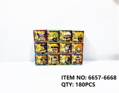 6657-6668  HỘP LOGO RÁP 3D HẢI TẶC 12 MẪU   Pirate