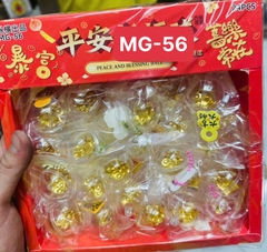 MG-56 LỐC MÓC KHÓA ĐỒNG TIỀN VÀNG 24 TÚI