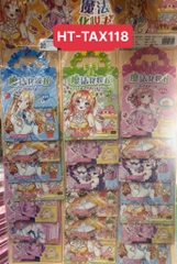 HT-TAX118 VỈ 20 MIẾNG DÁN TƯƠNG TÁC THAY ĐỒ CÔNG CHÚA