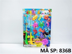 836B  VỈ CÂU CÁ 2 CẦN HÍT 10C + 2C VỢT