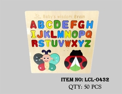 LCL-0432  BẢNG GỖ XẾP HÌNH ĐỦ MẪU
