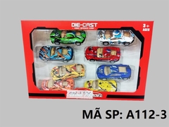 A112-3  HỘP XE HƠI SẮT TRỚN 8C HOA VĂN   A112-1, A112-2, A112-3, A112-4, A112-5