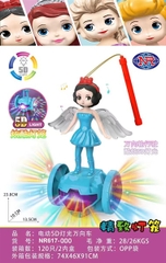 NR617-000  BẠCH TUYẾT TIÊN CÁNH THĂNG BẰNG PIN NHẠC ĐÈN (LỒNG ĐÈN)