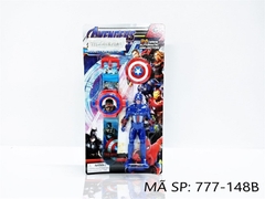 777-148B  VỈ ĐỒNG HỒ PIN CHIẾU HÌNH + 1T SN CAPTAIN AMERICA