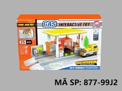 877-99J2  HỘP XE LỬA PIN + TRẠM XĂNG 25 MIẾNG   877-99