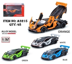 A3215  HỘP XE HƠI LAMBORGHINI SẮT MÔ HÌNH MỞ CỬA