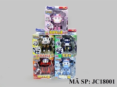JC18001  HỘP RÁP ROBO BIẾN HÌNH XE ROBOCAR POLI (ĐỦ MẪU)