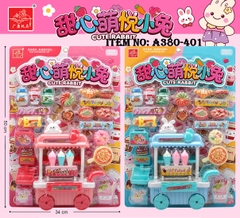 A380-401  VỈ BẾP XE ĐẨY KEM, BÁNH DONUT, BÁNH MÌ