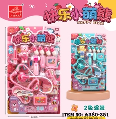 A380-351  VỈ BÁC SĨ TAI NGHE + 1C GẤU + THUỐC + BÚA