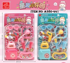 A380-441  VỈ BÁC SĨ TAI NGHE + 2C VALI + NHIỆT KẾ + THUỐC