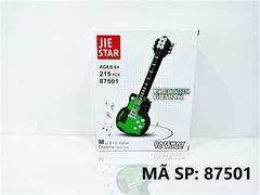 87501  HỘP LOGO RÁP ĐÀN GHITA  XANH ĐEN 215 MIẾNG JIE STAR