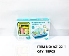 AZ122-1  HỘP BỒN RỬA CHÉN PIN 16 MIẾNG