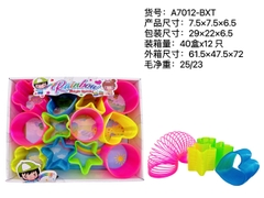 A7012-BXT  HỘP VÒNG MÀU 12C (TRÁI TIM, NGÔI SAO, BƯỚM)