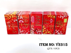 Y2315  XẤP 10C LÌ XÌ ĐỎ HOA MAI, ĐÀO, SEN CHỮ VIỆT