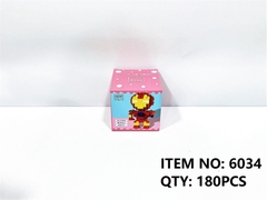 6034  HỘP LOGO RÁP 3D AVENGERS 455 MIẾNG NGƯỜI SẮT IRON-MAN  YP6034