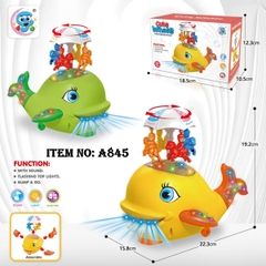 A845  HỘP CÁ PIN ĐU QUAY NGỰA