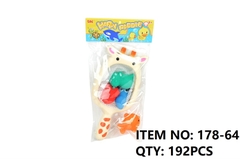 178-64  TÚI CHÍT 4C + VỢT HƯƠU CAO CỔ (PVC)