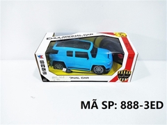 888-3ED HỘP XE HƠI 7 CHỖ ĐK 7 Đ.TÁC, ĐÈN 3D, CÓ SẠC, TL 1:18 Emulational Car