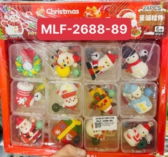 MLF-2688-89 LỐC MÓC KHÓA CHUÔNG NOEL 24 HỘP ĐỦ MẪU