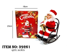 39261  HỘP NOEL PIN NGỒI GHẾ BẬP BÊNH (ĐỦ MẪU)