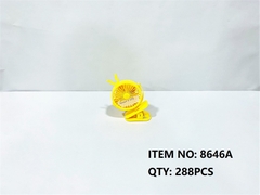 8646A  TÚI QUẠT PIN THỎ GIÁ KẸP (OPP)