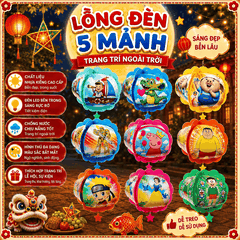 AH5D LỒNG ĐÈN ÁNH HOA 5D SS