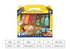 AS66C-2  HỘP BẾP SUSHI, CÁ HỒI, TÔM, RƯỢU, MÙ TẠC