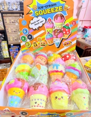 LY460 HỘP MOCHI SQUISHY KEM ỐC QUẾ