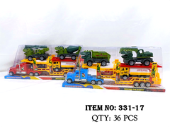 331-17  HỘP KIẾNG XE CONTAINER TRỚN 2 TẦNG CHỞ 4C XE (XE ĐẦU KHỦNG LONG, BỒN, XE HƠI)