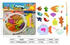 B580  TÚI CÂU CÁ 1 CẦN THAU CÁ + 10C CÁ + 1C VỢT