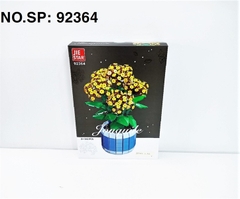 92364  HỘP LOGO RÁP CHẬU BÔNG JONQUILE 842 MIẾNG   JIE STAR