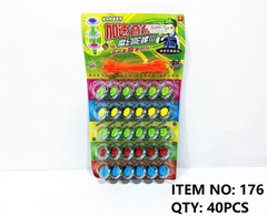 176  VỈ CON QUAY SẮT DÂY RÚT 30C