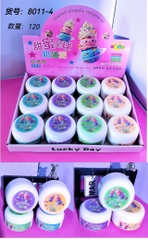 8011-4 HỘP 12 HŨ SLIME KEM BÙN