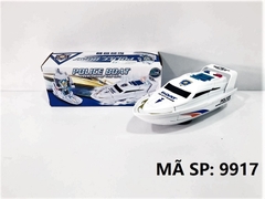 9917  HỘP TÀU CẢNH SÁT (CANO) PIN BIẾN HÌNH ROBO