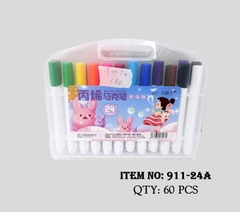 911-24A  HỘP VIẾT LÔNG MÀU ACRYLIC 24C